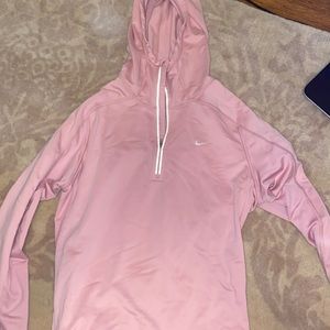 Pink Nike quarter zip